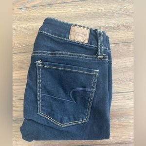 American Eagle Super Stretch Skinny Jeans Size‎ 4 Short Great Condition